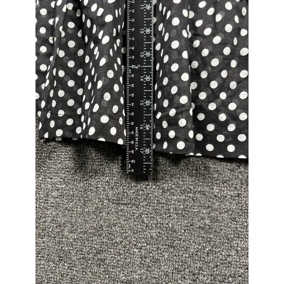 Coco Reef Swimsuit Coverup Dress Womens Size L Black White Polka Dot Sleeveless - Picture 6 of 7